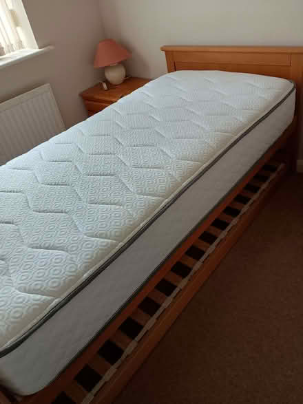 Photo of free Single truckle bed with mattress (Lower Earley RG6) #2