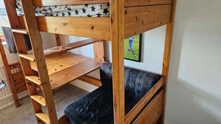 Photo of free Stompa wooden high sleeper. (Radcliffe on Trent NG12) #2