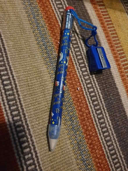 Photo of free Chunky pencil with sharpener (Fishponds BS16) #1
