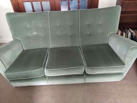 Photo of free Green dralon velvet 3 pirce (Kinross KY13) #1