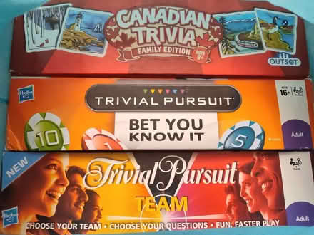 Photo of free 3 trivia board games (West Etobicoke (bloor/427)) #1