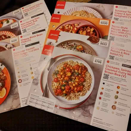 Photo of free Set of Recipe cards (8) (Crystal Palace, SE19) #3