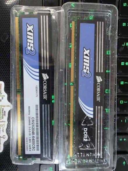 Photo of free Corsair XMS2 DDR2 RAM 2 x 2GB stick (Ruislip HA4) #2