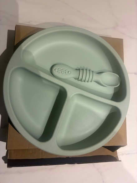 Photo of free Baby/toddler plate and spoon (Etwall) #1