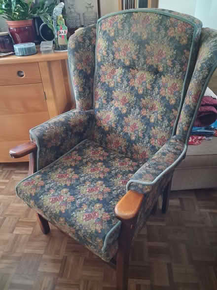 Photo of free Wingback chair (High Halstow ME3) #2