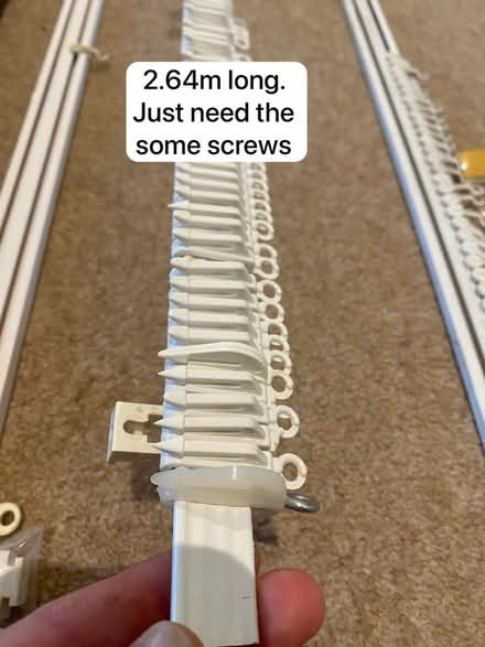 Photo of free 3 curtain tracks (Olivers Battery) #3