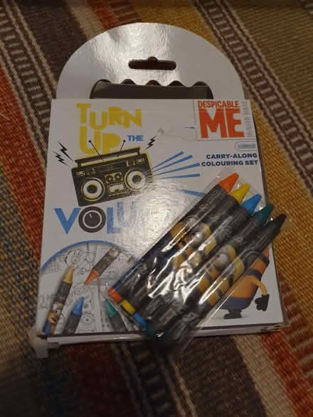 Photo of free Despicable Me colouring set (Fishponds BS16) #1