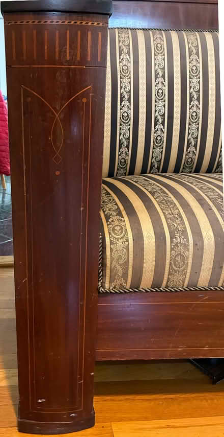 Photo of free Antique Biedermeier Settee (Roslindale, MA) #2