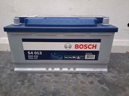 Photo of free BOSCH 12V sealed lead acid car battery - used but usable (Bernards Heath AL1) #1