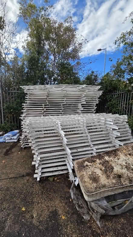 Photo of free Large Quantity of White Metal Frames – Fair Condition (Sudbury UB6) #3