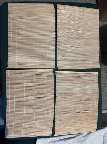 Photo of free 4 bamboo place mats (Diglis WR5) #1