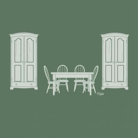 Photo of pine wardrobes dining table and chairs and a (Lee SE13) #1