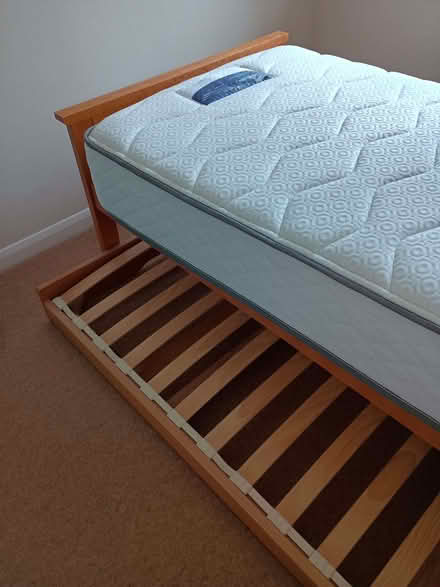 Photo of free Single truckle bed with mattress (Lower Earley RG6) #1