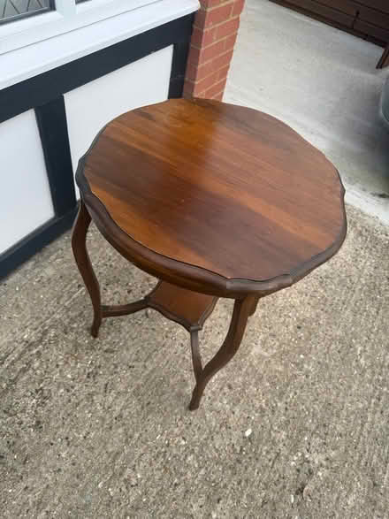 Photo of Wooden circular table (Herne Bay) #1