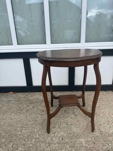 Photo of Wooden circular table (Herne Bay) #2