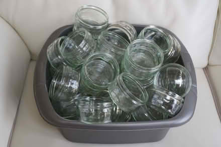 Photo of free approx 50 small glass jars (Yatton BS49) #1