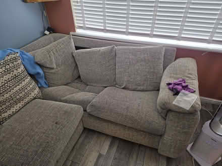 Photo of free Grey Rattan Sofa (Coity CF31) #3