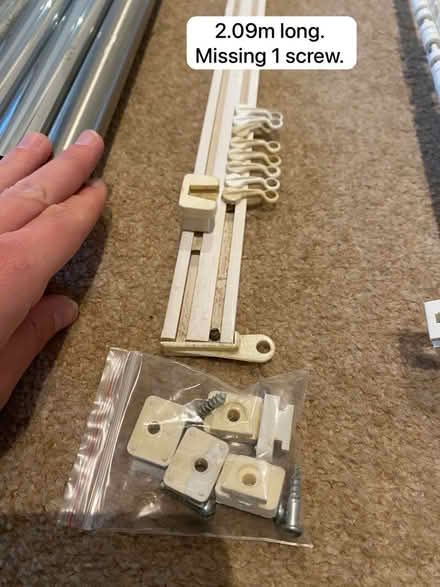 Photo of free 3 curtain tracks (Olivers Battery) #4