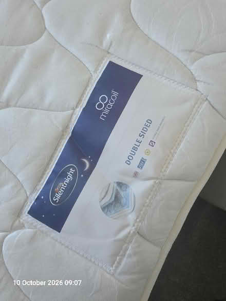 Photo of free Silentnight miracoil mattress and bamboo king size mattresse (Penrith CA11) #1