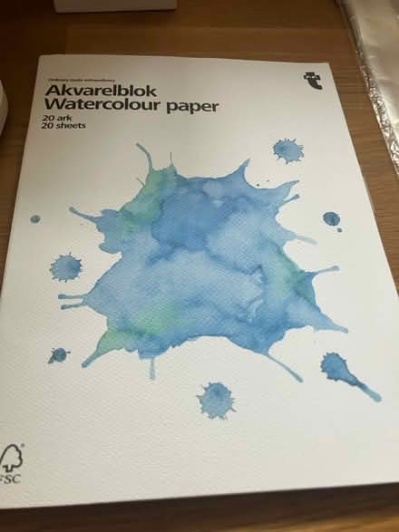 Photo of free Watercolour paper (Emerson’s Green BS16) #1