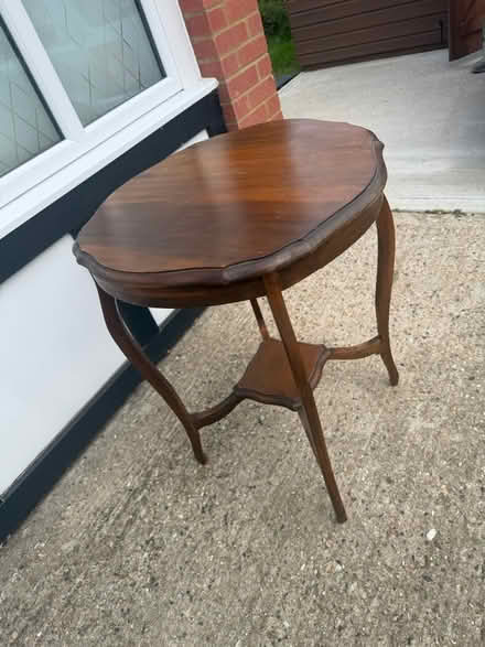 Photo of Wooden circular table (Herne Bay) #3