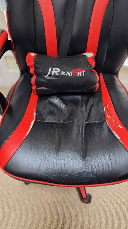 Photo of free JR Knight Gaming Chair (Red/Black) (Pinner, HA5) #2