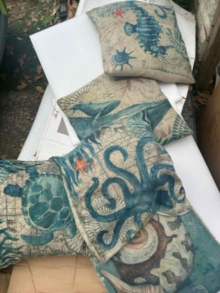 Photo of free 5 x sea theme cushions (Pennhill BH14) #1