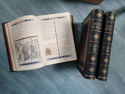 Photo of free 3 volume old illustrated Bible (D15) #2