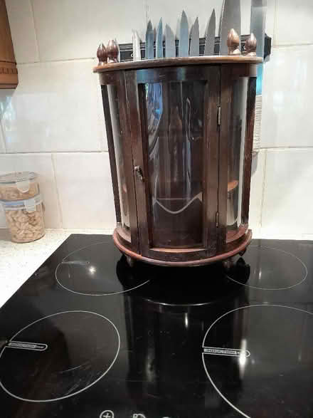Photo of free Knick knack cupboard. 16" x 6". (Selsley GL5) #1