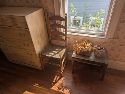 Photo of free Ladder-back dining chairs (Ball Sq Somerville) #1