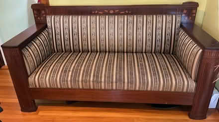 Photo of free Antique Biedermeier Settee (Roslindale, MA) #1