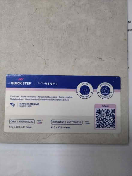 Photo of free 6 floor tiles, quickstep (Alston CA9) #2