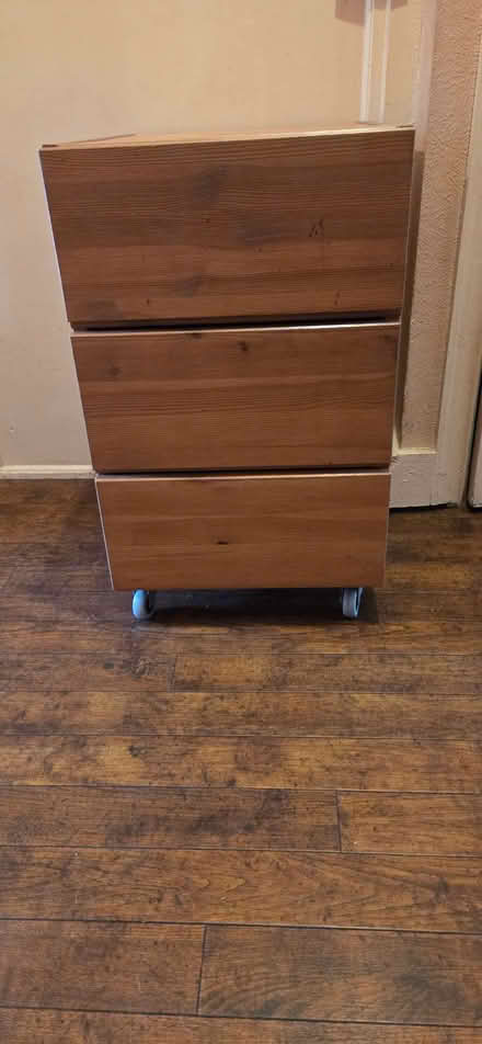 Photo of free 3 drawer side or under desk unit on casters (Chipping Barnet EN5) #1