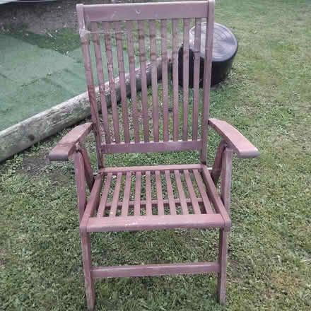 Photo of free Garden Wooden chair (Penzance) #1