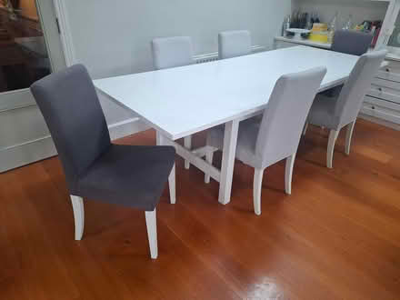 Photo of free IKEA 6 chairs and a table (Dublin 12) #1