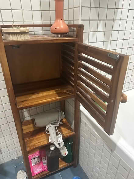 Photo of free Wooden Bathroom Storage Cabinet (11208) #3