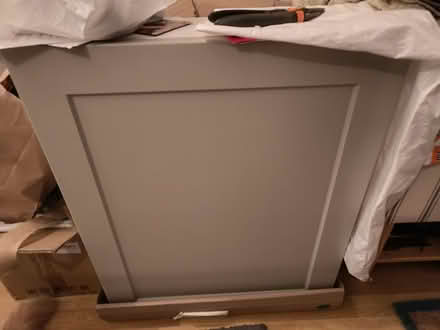 Photo of free Wren sage green boiler cabinet (New York NE29) #1