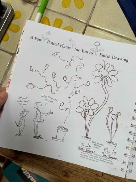 Photo of free Quentin Blake colouring & drawing book (Pipers Ash CH2) #3