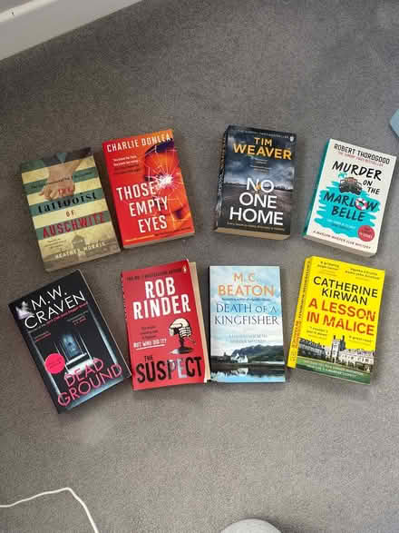 Photo of free Murder mystery books (OX14) #1