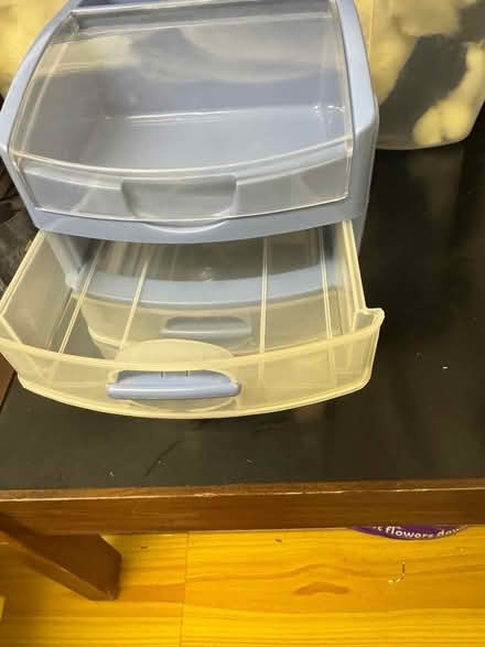 Photo of free Plastic Dressing Table Storage boxes (Sundon Park LU3) #2