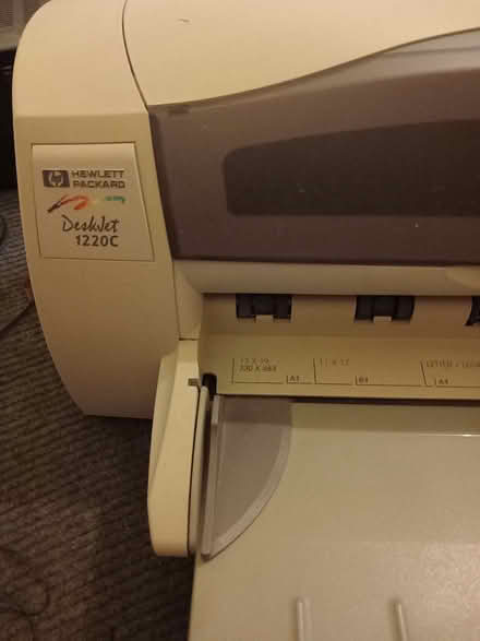 Photo of free A3 Printer. HP Deskjet 1220C (Wallasey CH45) #2