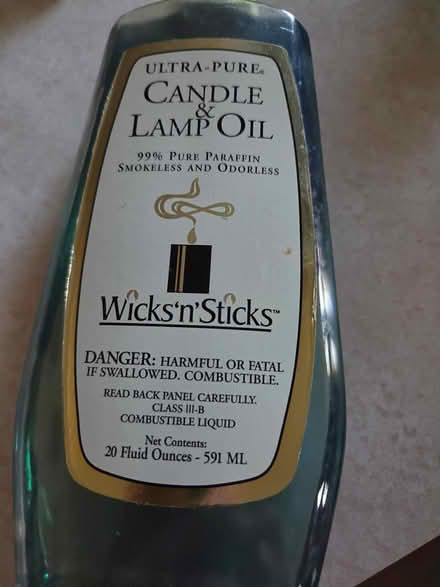 Photo of free candle lamp oil (Manville) #1