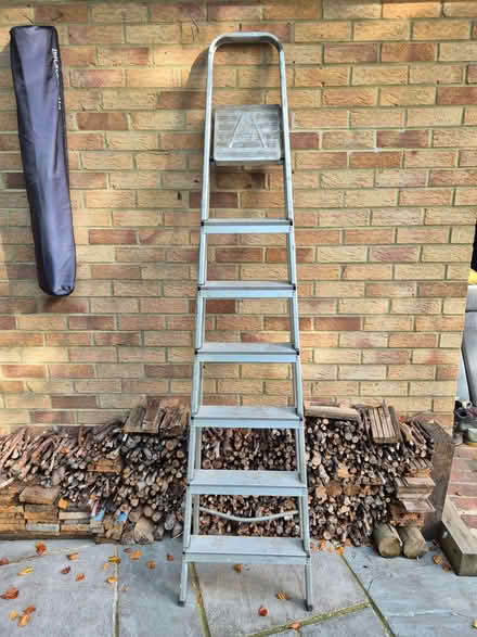 Photo of free Aluminium 7-Tread Platform Step Ladder (2m) (Purley on Thames RG8) #1