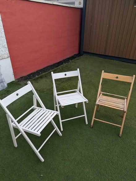 Photo of free 3 IKEA folding chairs (Cabra) #1