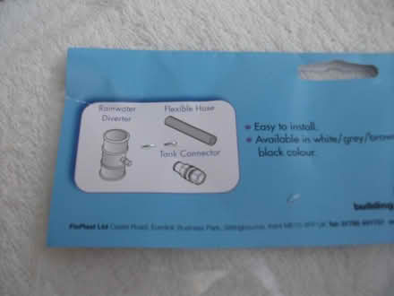 Photo of free FloPlast Rainwater diverter New (ME16 - Allington) #4