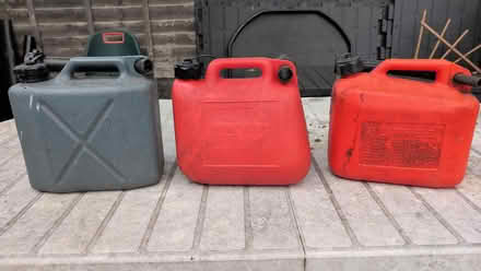 Photo of free 3 Plastic Jerricans (Hotley Bottom HP16) #1
