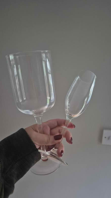 Photo of free 8 wine glasses (Blackrock Grove. T12 FV44) #2