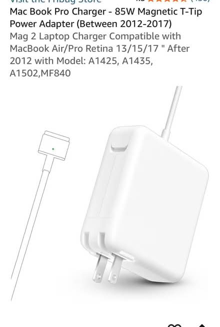 Photo of free Older MacBook Pro charger (303 and I 10) #2