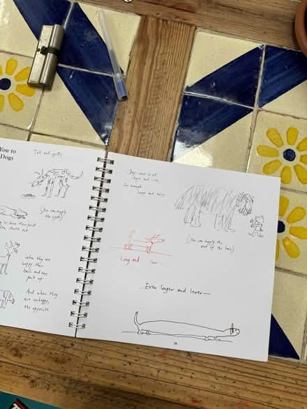 Photo of free Quentin Blake colouring & drawing book (Pipers Ash CH2) #2