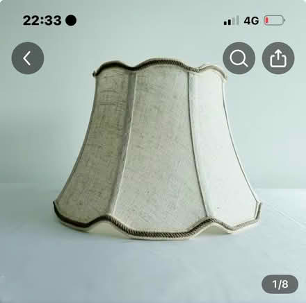Photo of old fashioned lampshade (Llandrindod LD1) #1